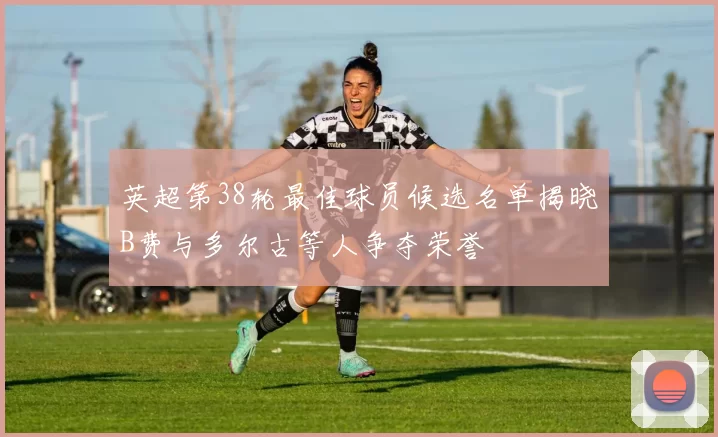 英超第38轮最佳球员候选名单揭晓B费与多尔古等人争夺荣誉